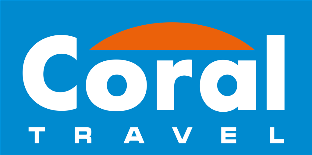 Coral Travel logotype, transparent .png, medium, large