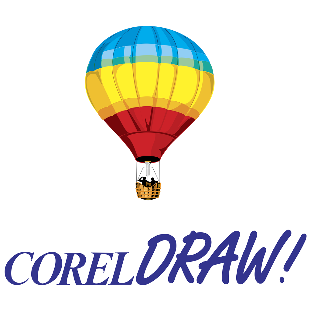 CorelDRAW logotype, transparent .png, medium, large