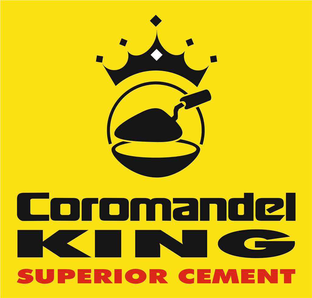 Coromandel King Cement logotype, transparent .png, medium, large