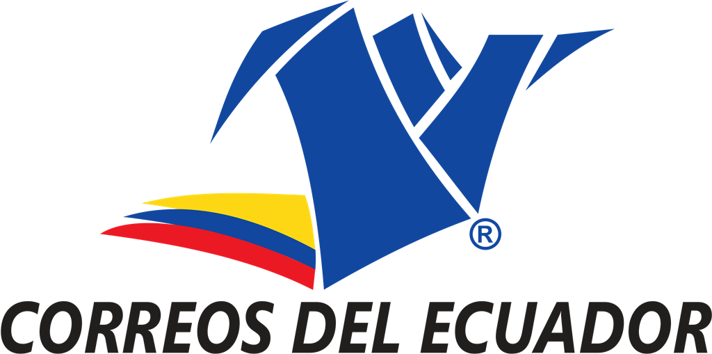 Correos del Ecuador logotype, transparent .png, medium, large