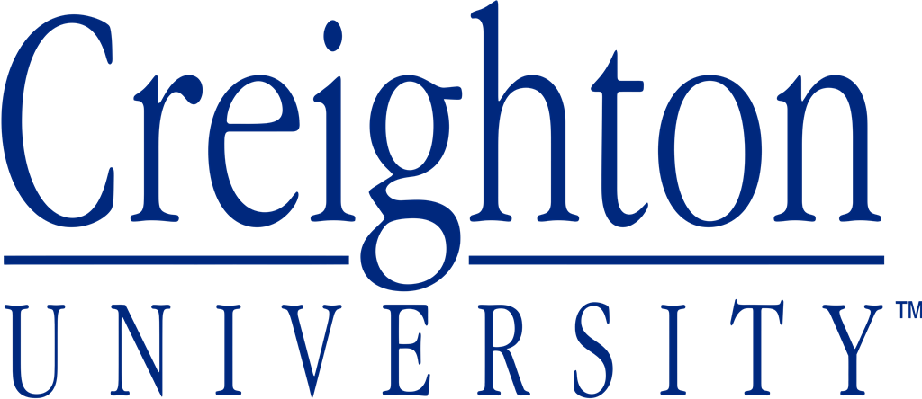 Creighton University logotype, transparent .png, medium, large