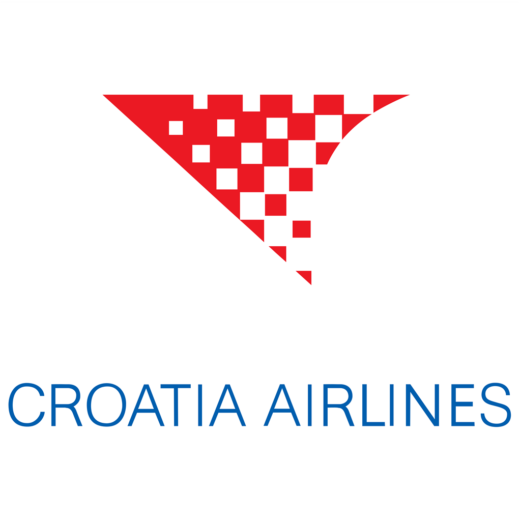 Croatia Airlines logotype, transparent .png, medium, large