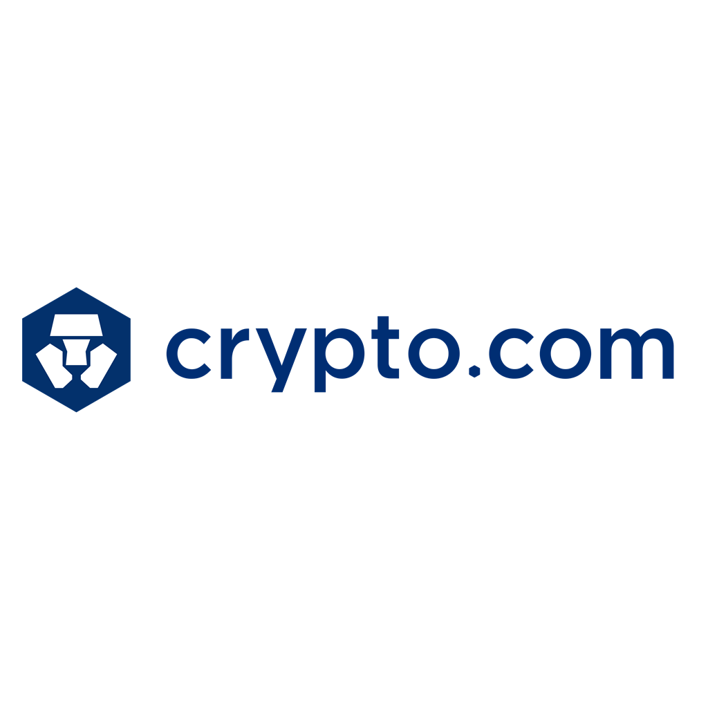 Crypto.com logotype, transparent .png, medium, large