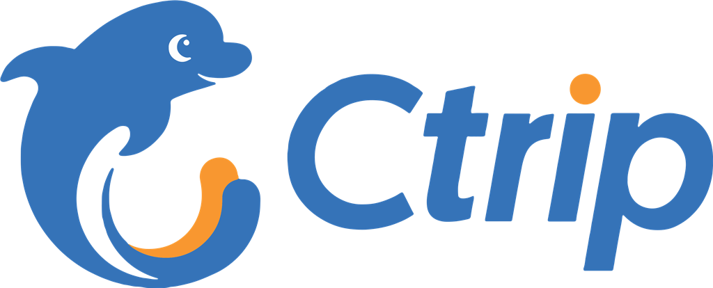 Ctrip logotype, transparent .png, medium, large