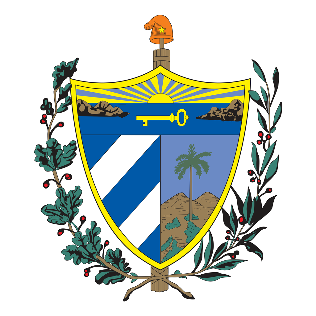 Cuba logotype, transparent .png, medium, large