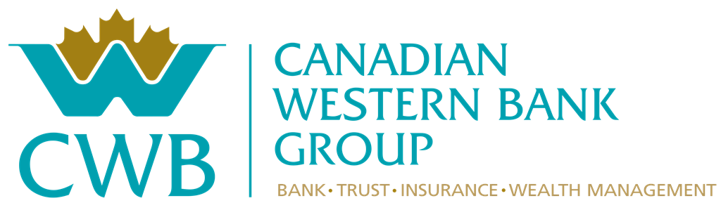 CWB Canadian Western Bank logotype, transparent .png, medium, large