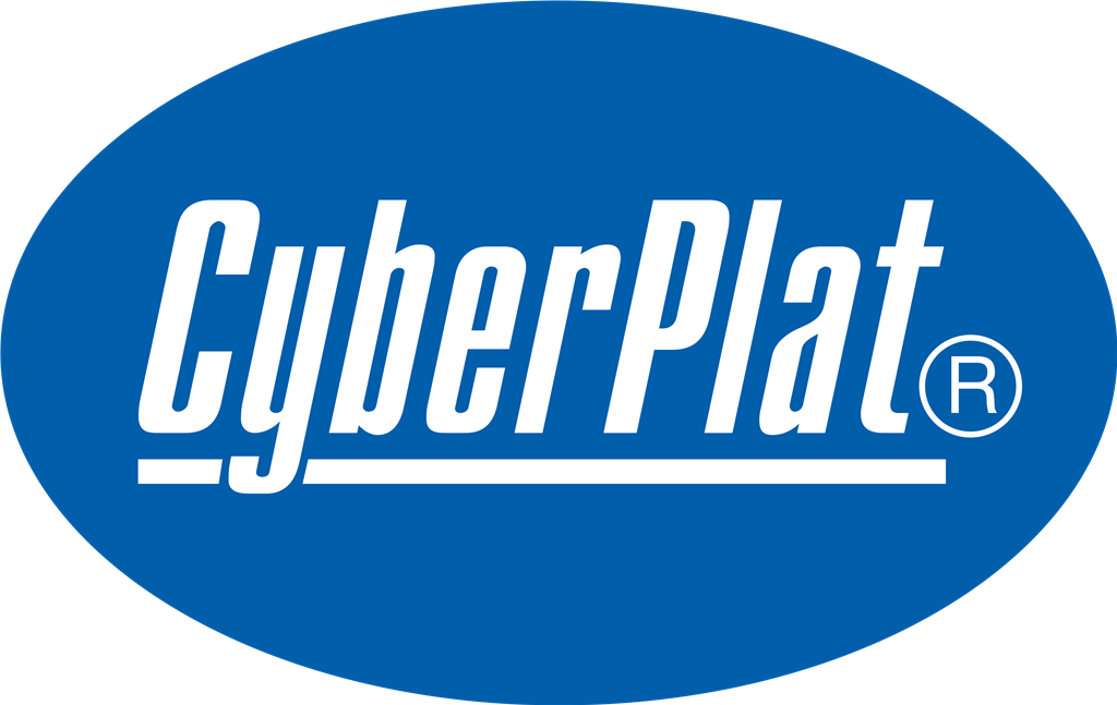 CyberPlat logotype, transparent .png, medium, large