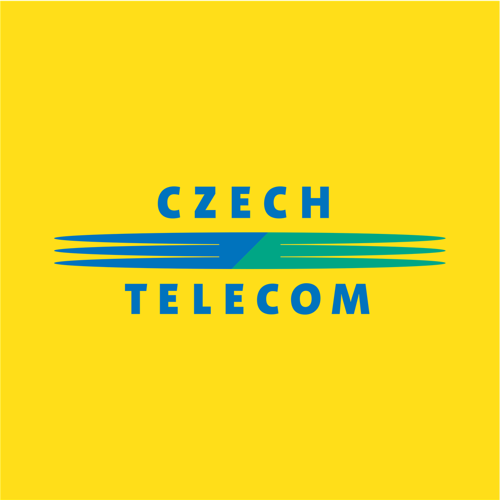 Czech Telecom logotype, transparent .png, medium, large