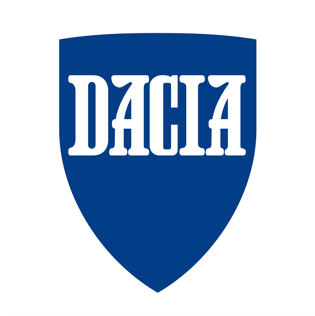 Dacia logotype, transparent .png, medium, large