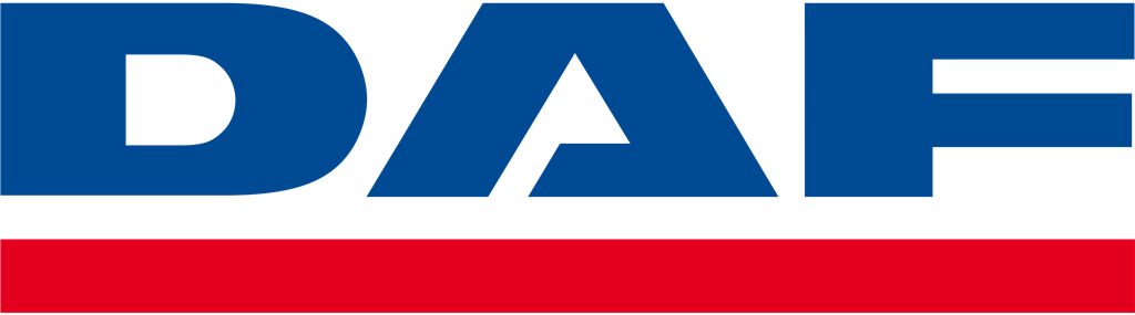 DAF logotype, transparent .png, medium, large