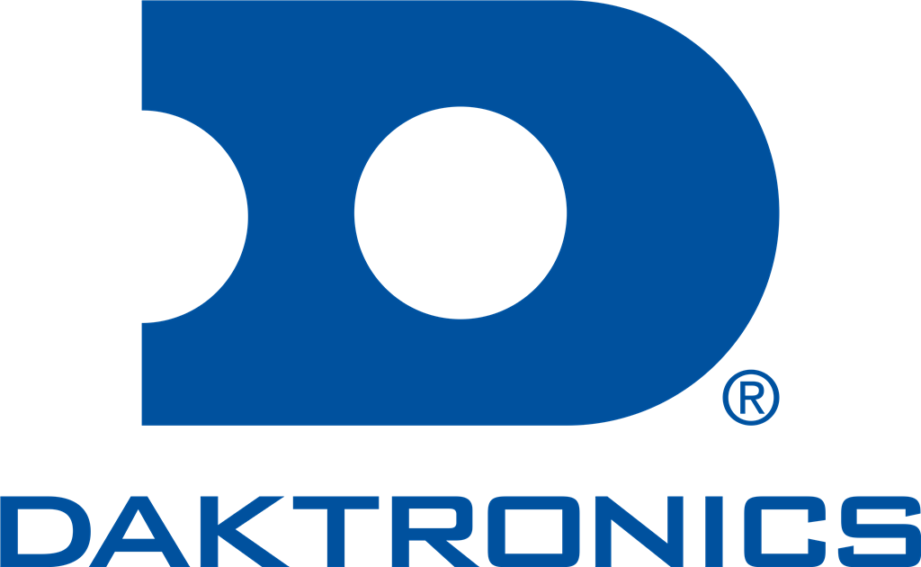 Daktronics logotype, transparent .png, medium, large