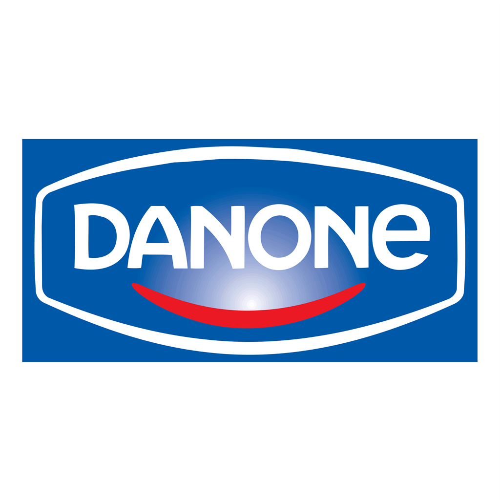 Danone logotype, transparent .png, medium, large
