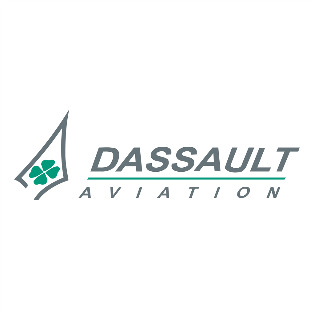 Dassault Aviation logotype, transparent .png, medium, large