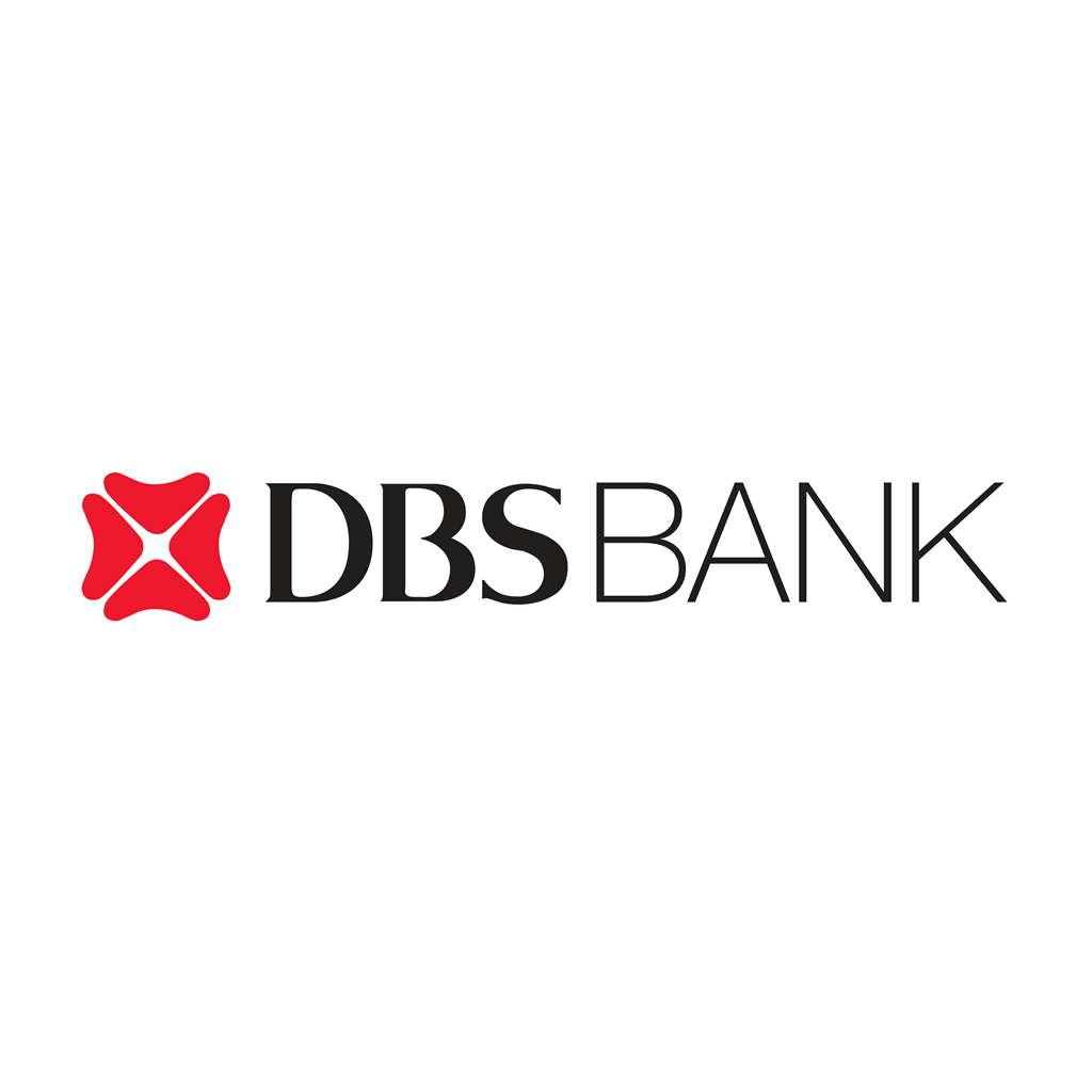 DBS Bank logotype, transparent .png, medium, large