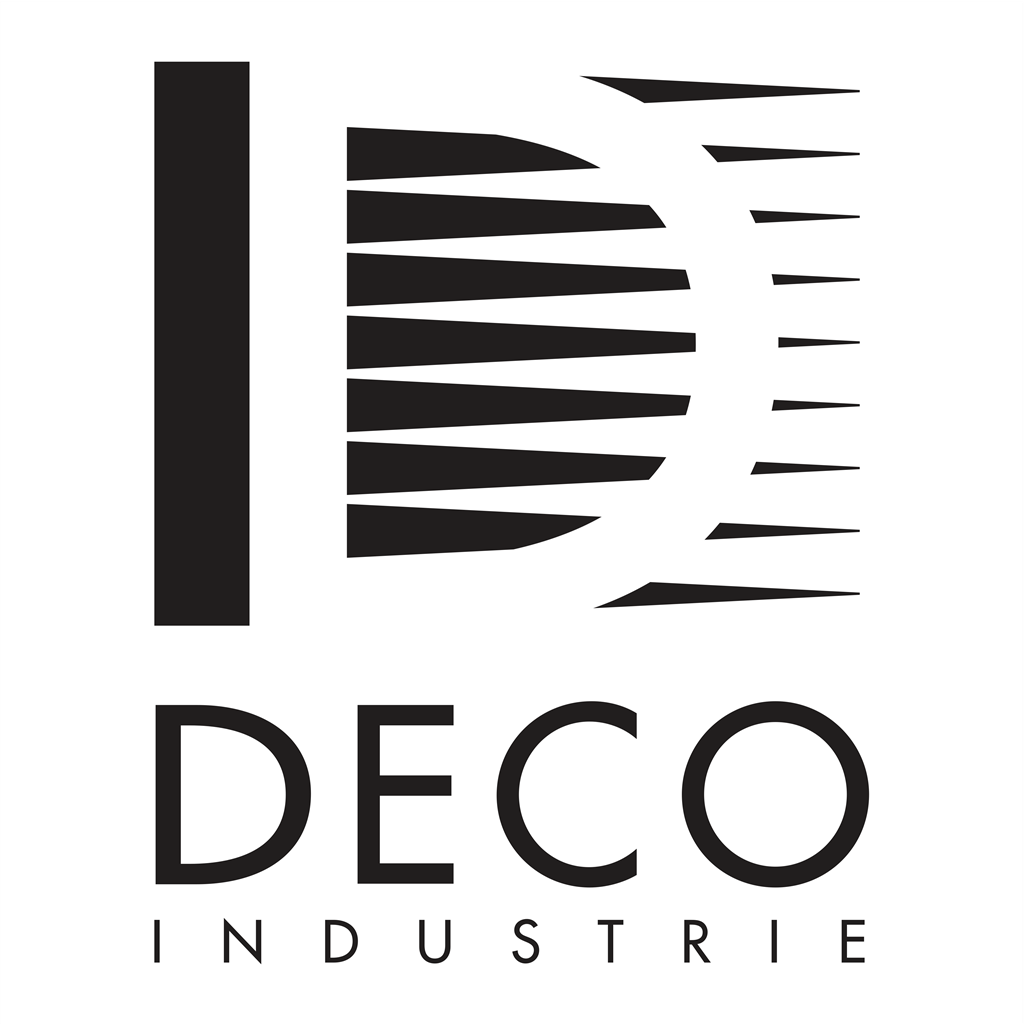 Deco Industrie logotype, transparent .png, medium, large