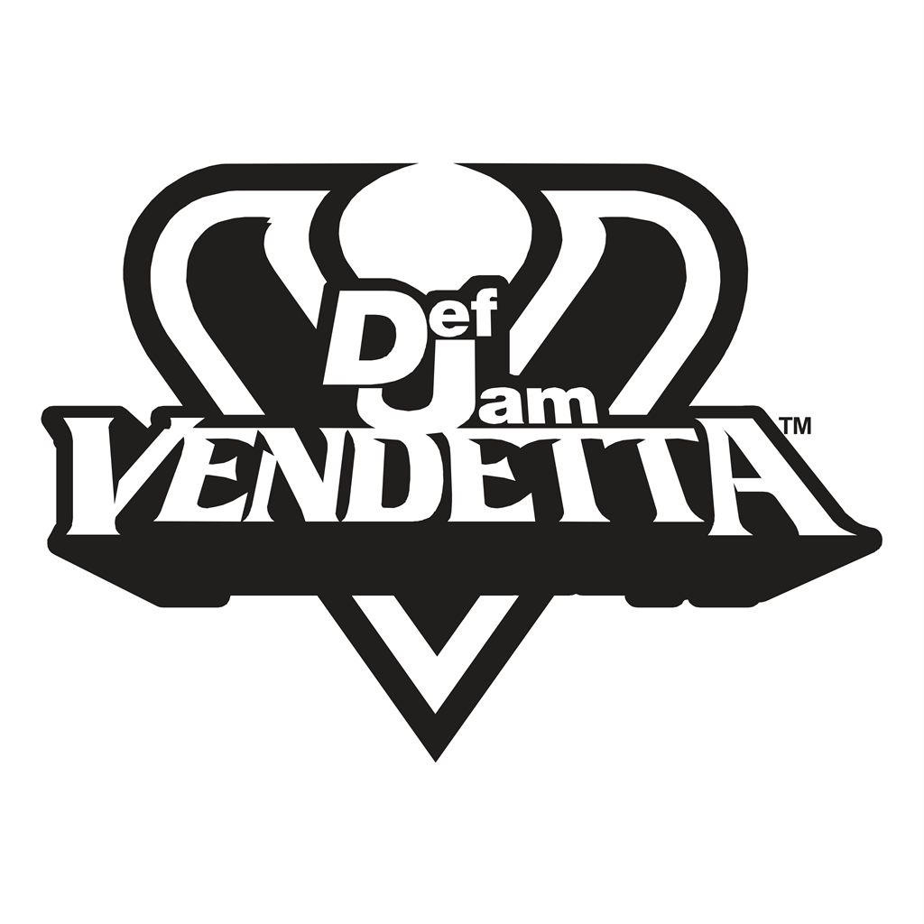 Def Jam Vendetta logotype, transparent .png, medium, large