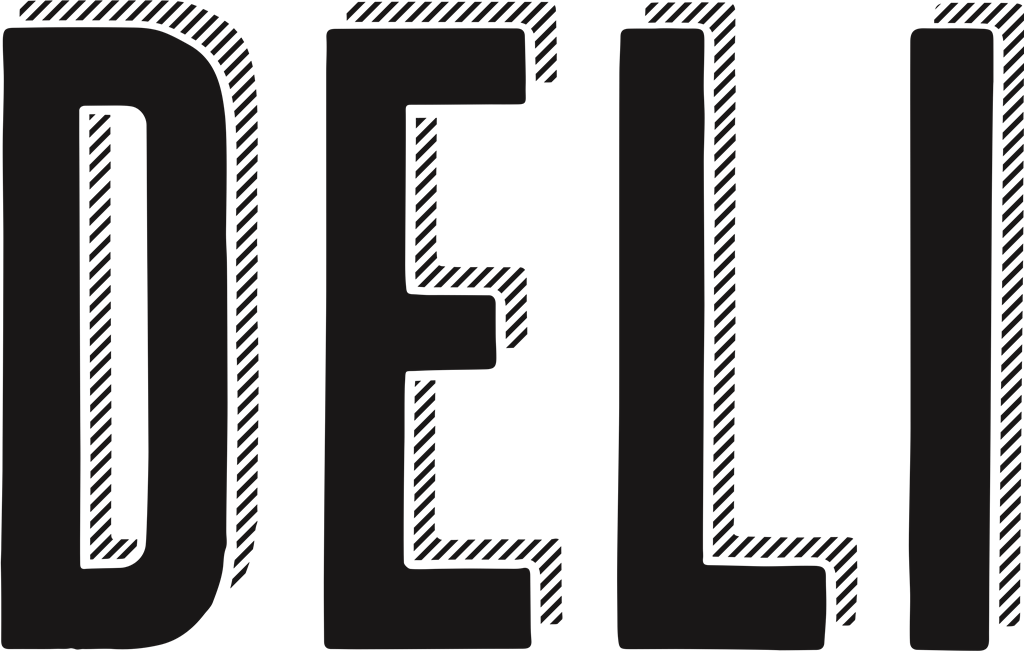 Deli logotype, transparent .png, medium, large