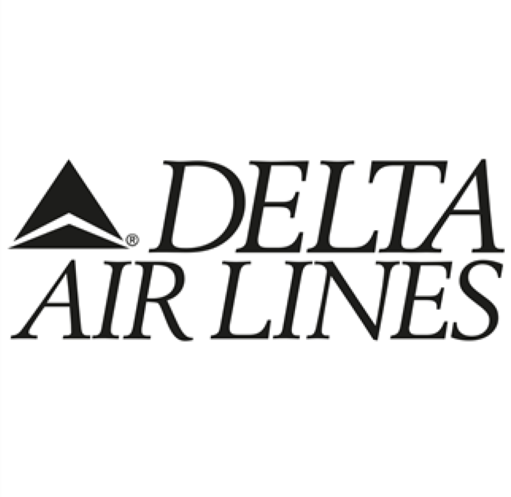 Delta Air Lines logotype, transparent .png, medium, large