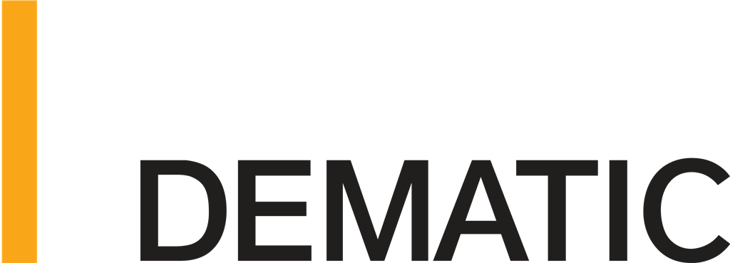 Dematic logotype, transparent .png, medium, large