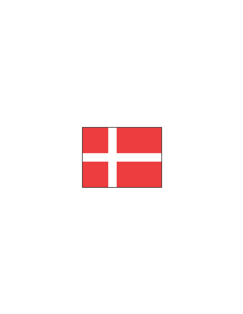 Denmark logotype, transparent .png, medium, large