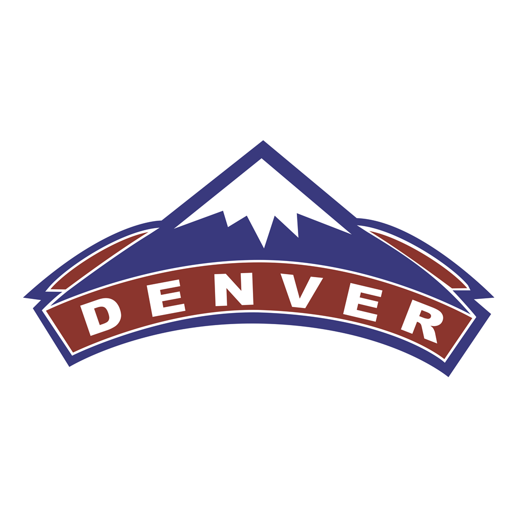 Denver Nuggets logotype, transparent .png, medium, large