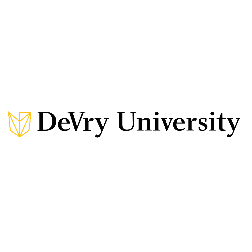 DeVry University logotype, transparent .png, medium, large