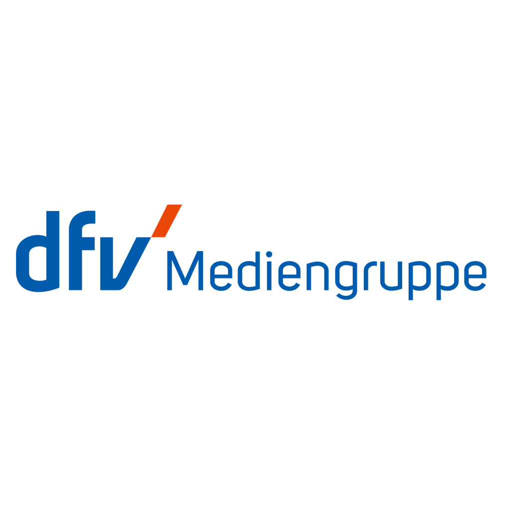 Dfv Mediengruppe logotype, transparent .png, medium, large