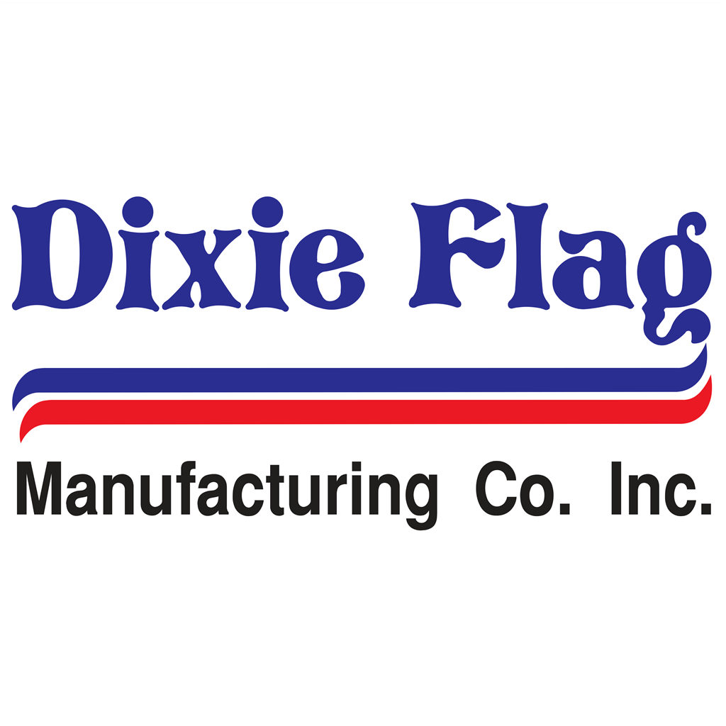 Dixie Flag Manufacturing logotype, transparent .png, medium, large