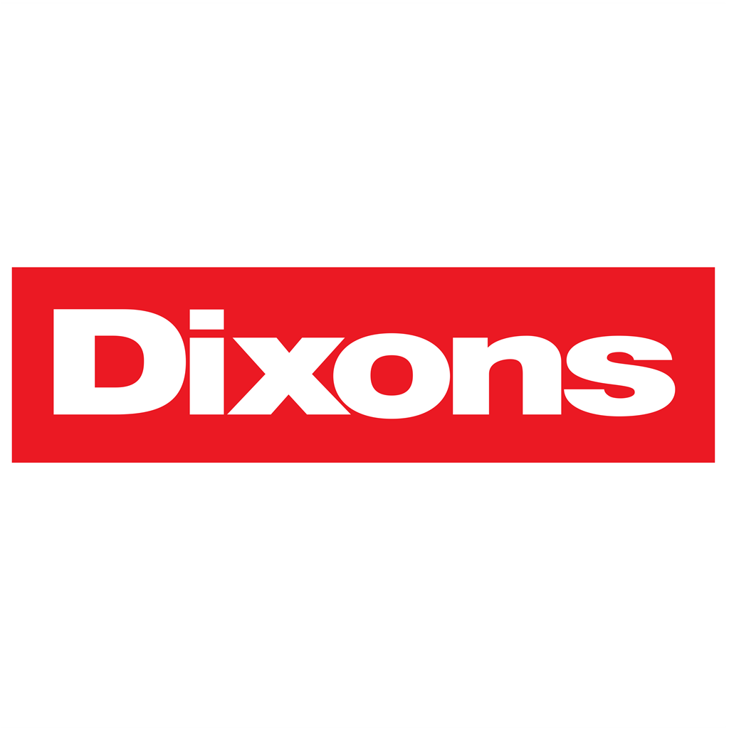 Dixons logotype, transparent .png, medium, large