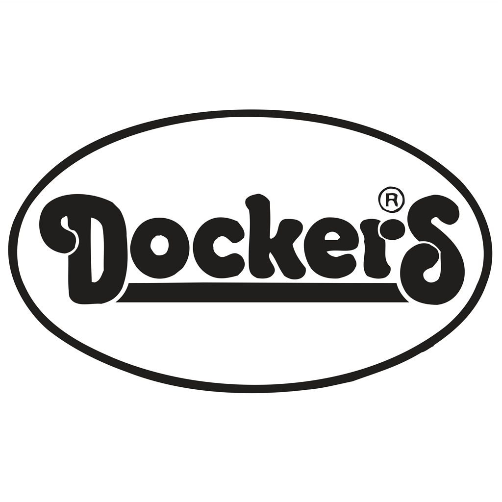 Dockers logotype, transparent .png, medium, large