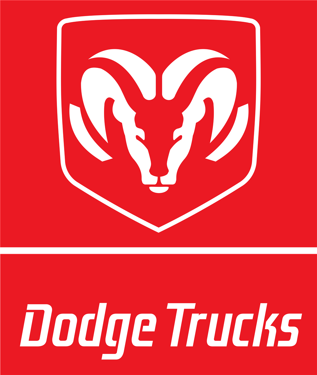 Dodge logotype, transparent .png, medium, large