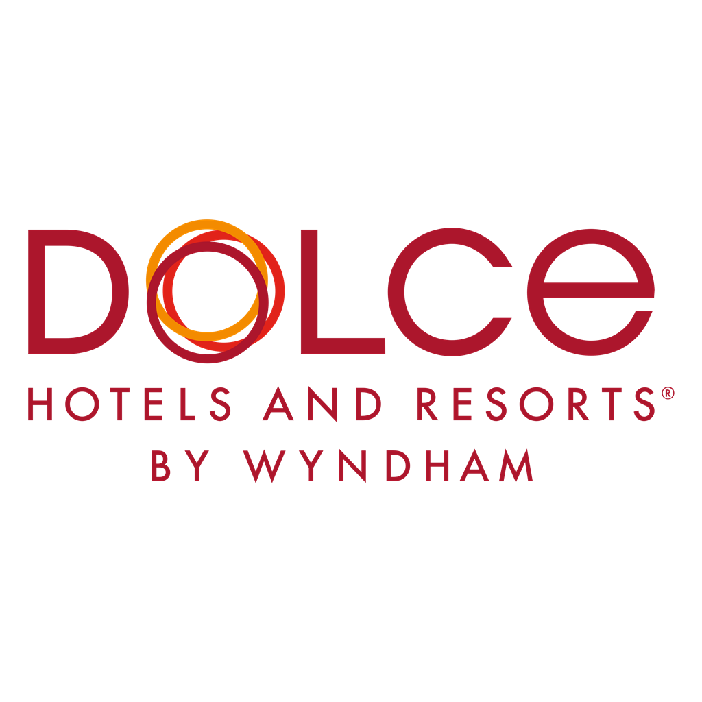 Dolce Hotels and Resorts by WYNDHAM logotype, transparent .png, medium, large