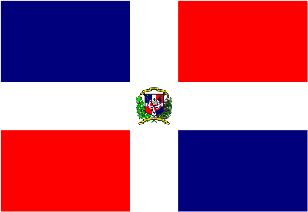 Dominican Republic logotype, transparent .png, medium, large