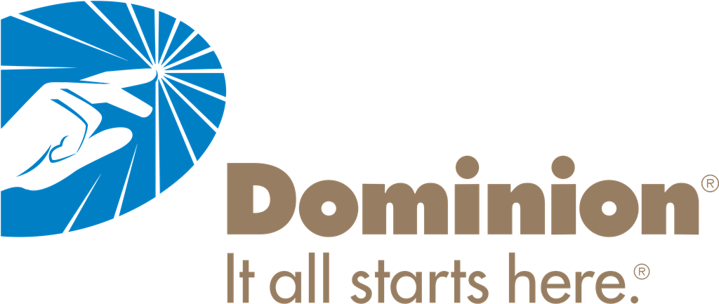 Dominion Resources logotype, transparent .png, medium, large