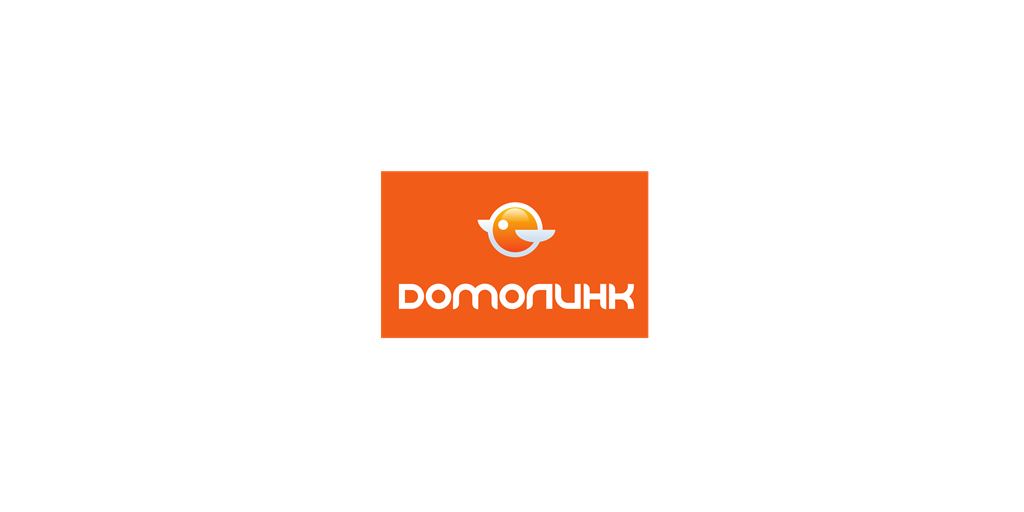 Domolink logotype, transparent .png, medium, large