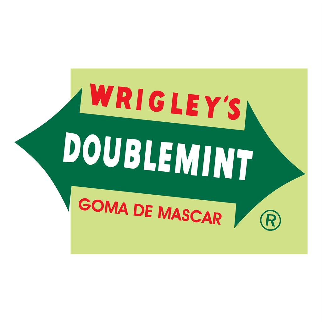 Doublemint logotype, transparent .png, medium, large