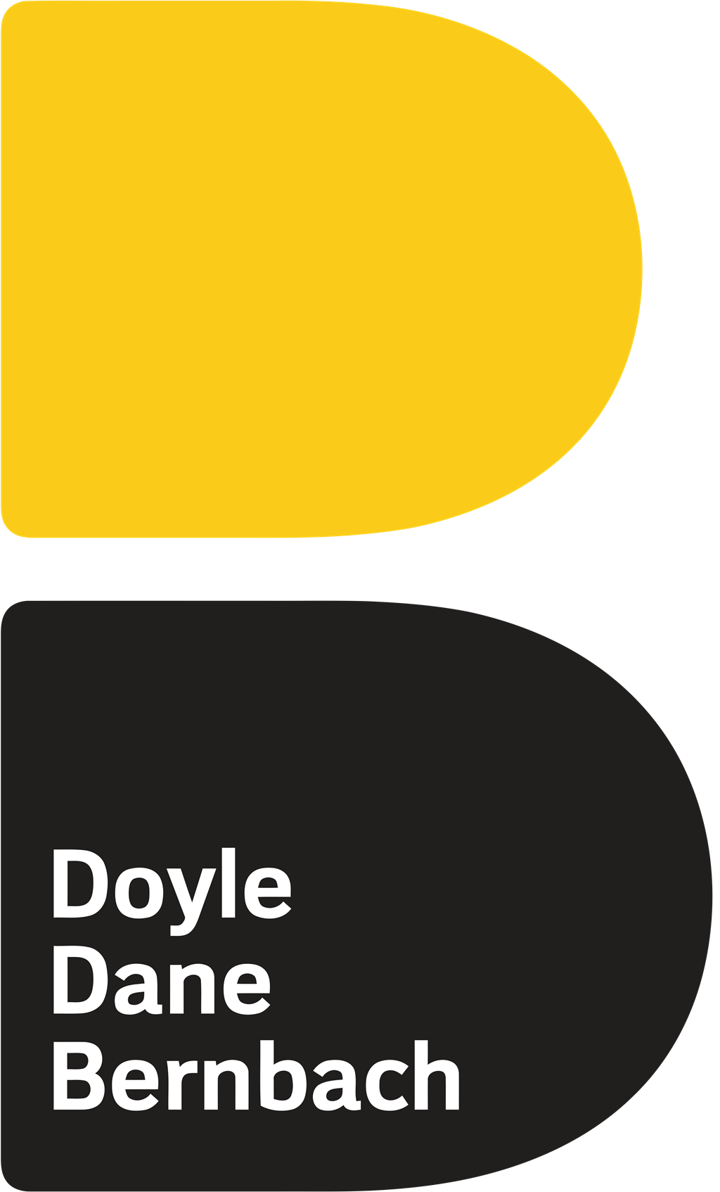 Doyle Dane Bernbach logotype, transparent .png, medium, large