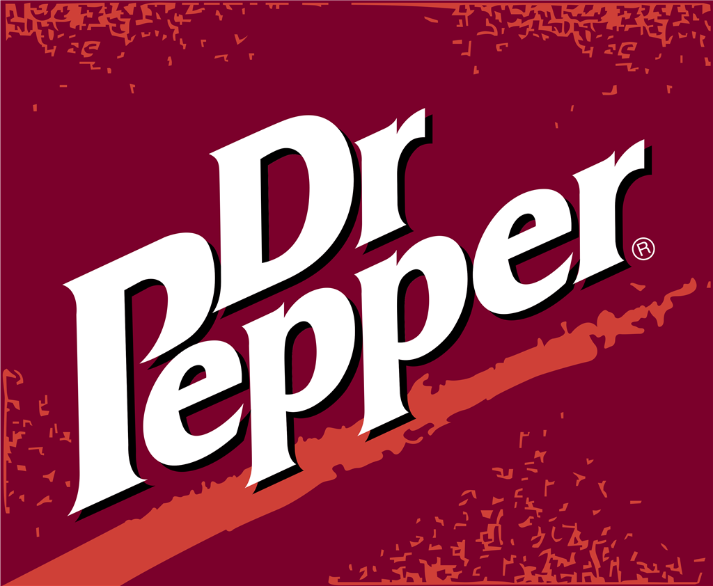 Dr Pepper logotype, transparent .png, medium, large