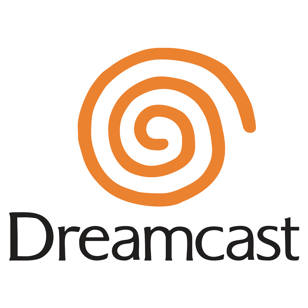 Dreamcast logotype, transparent .png, medium, large