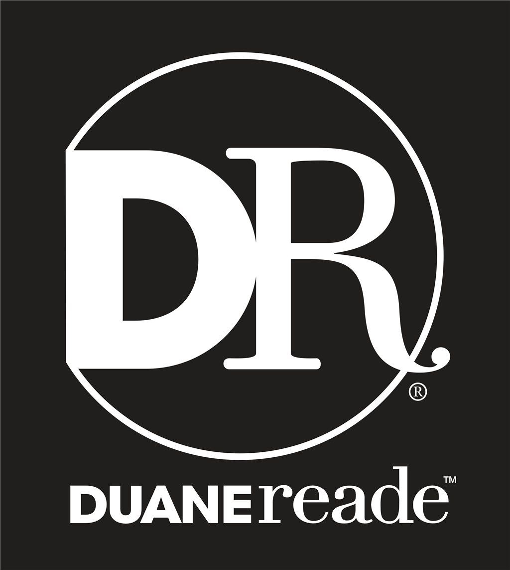 Duane Reade logotype, transparent .png, medium, large
