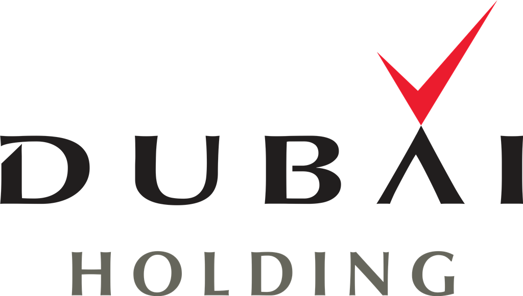 Dubai Holding logotype, transparent .png, medium, large