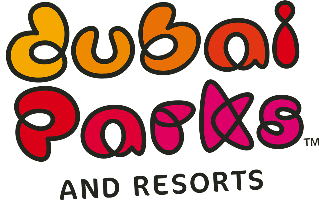 Dubai Parks and Resorts logotype, transparent .png, medium, large
