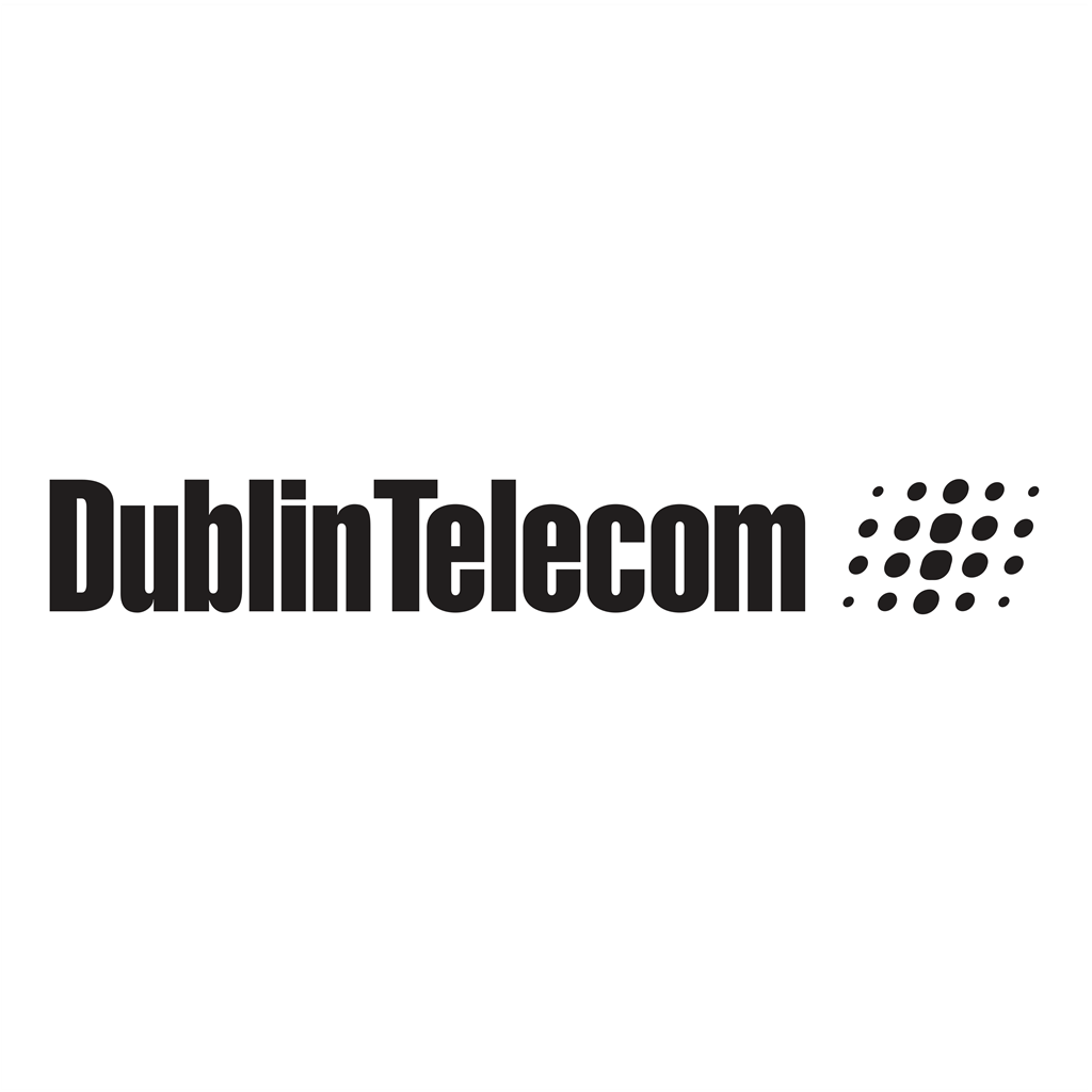 Dublin Telecom logotype, transparent .png, medium, large