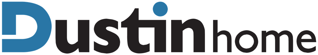 Dustin Home logotype, transparent .png, medium, large