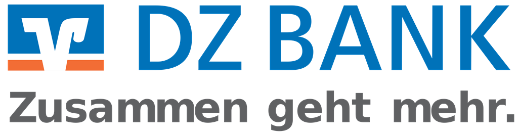 DZ Bank logotype, transparent .png, medium, large