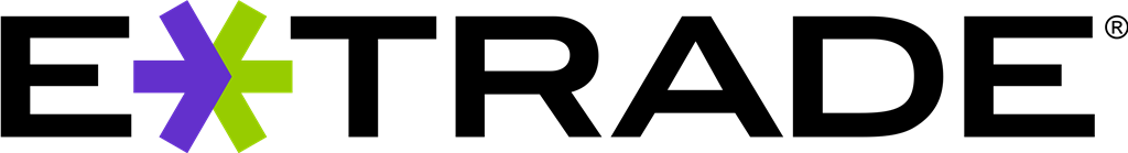 E-Trade Financial Corporation logotype, transparent .png, medium, large