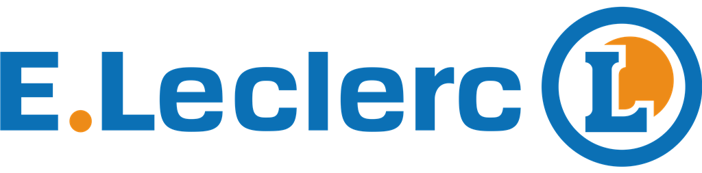 E.Leclerc logotype, transparent .png, medium, large