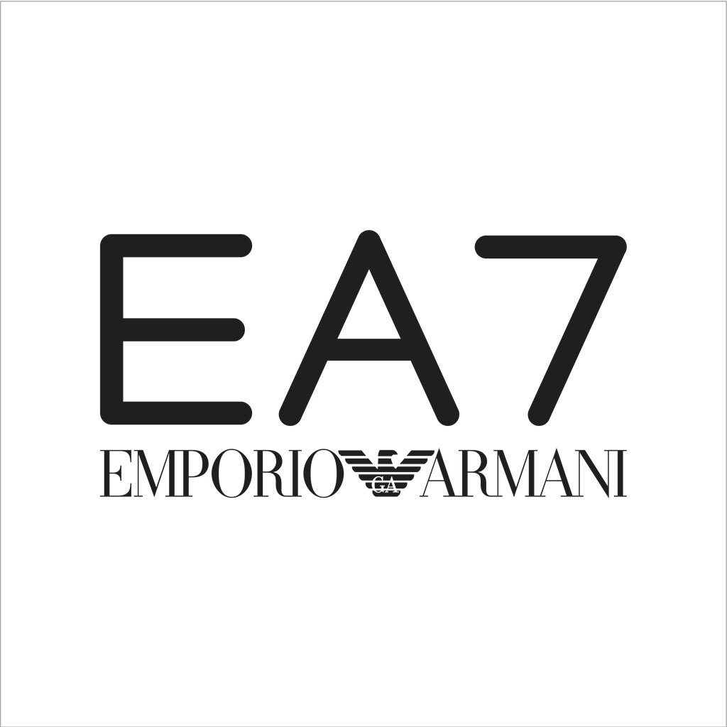 EA7 logotype, transparent .png, medium, large