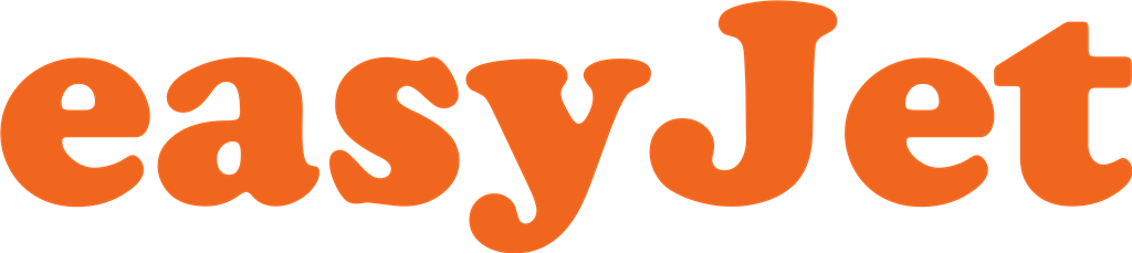 EasyJet logotype, transparent .png, medium, large