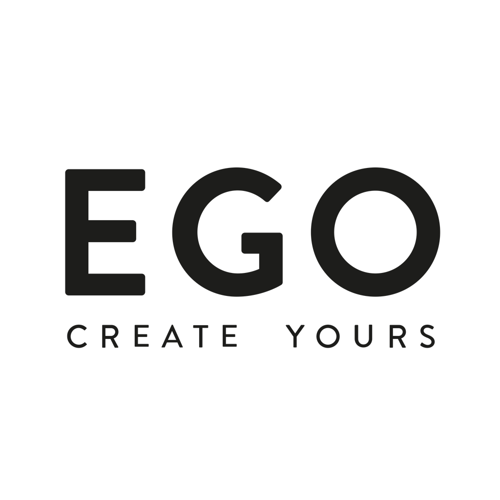 Ego Shoes logotype, transparent .png, medium, large